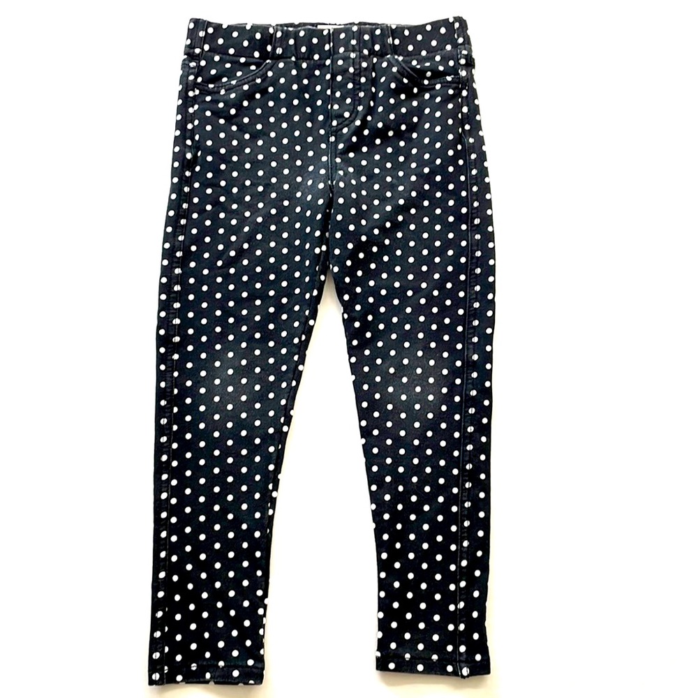Tucker + Tate Black Polka Dot Pants, Size 5